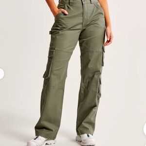 Abercrombie & Fitch Olive Green Cargo Pants size 14 /32